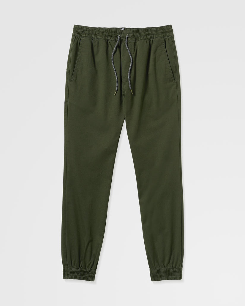 Frickin Slim Jogger Trousers - Dark Green
