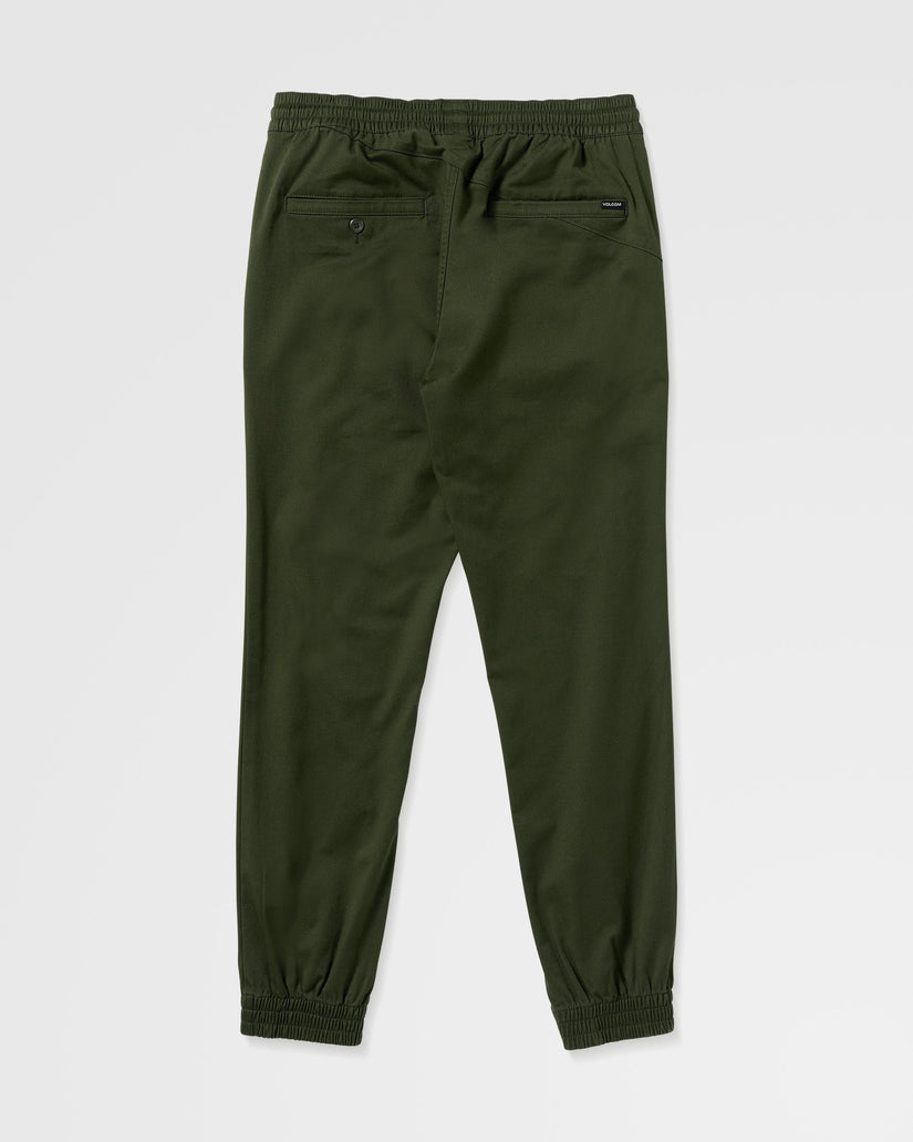 Frickin Slim Jogger Trousers - Dark Green