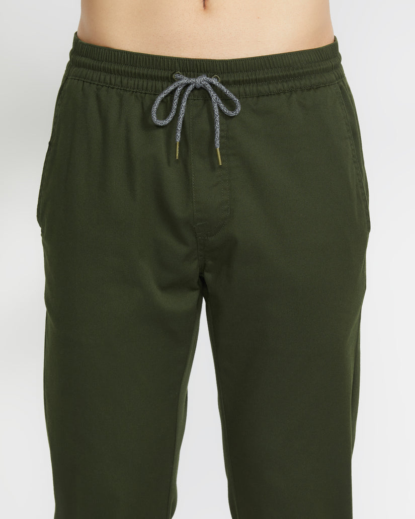 Frickin Slim Jogger Trousers - Dark Green