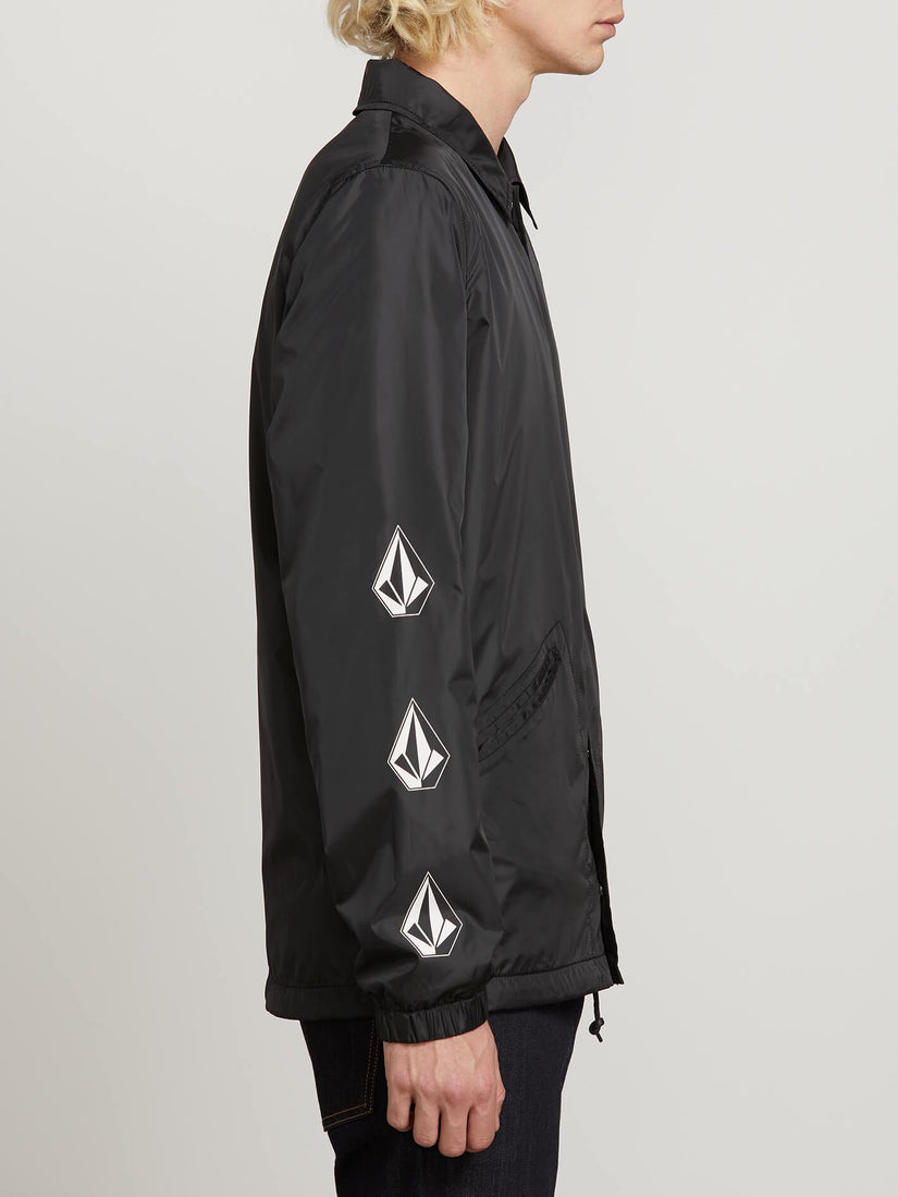Brews Coach Jacket  - Black Print