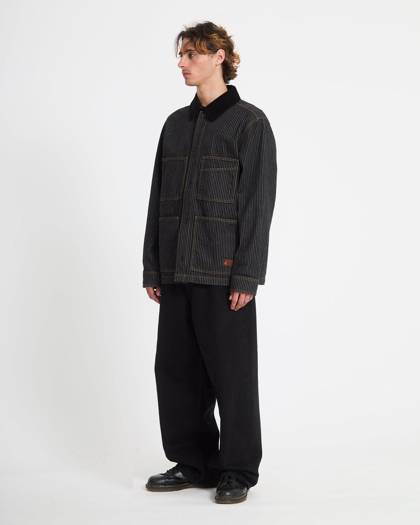 Work Dialed Jacket - Black Stripe