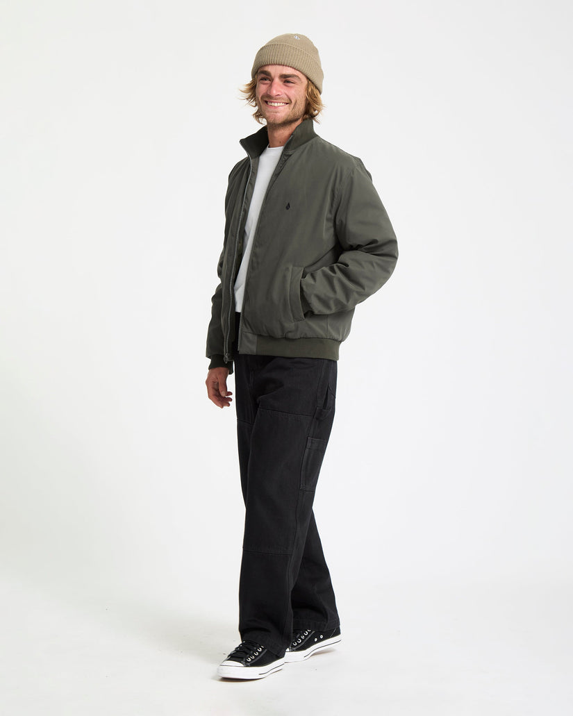 Damerman Bomber Jacket - Rinsed Black