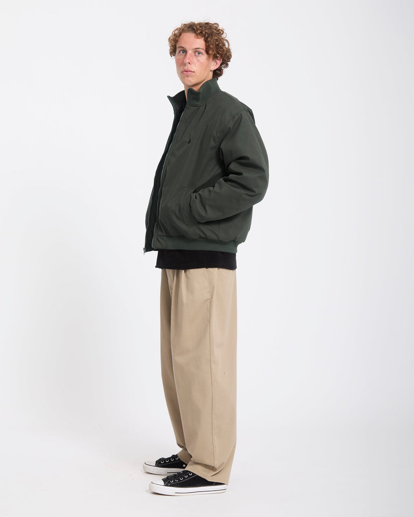Damerman Bomber Jacket - Rinsed Black