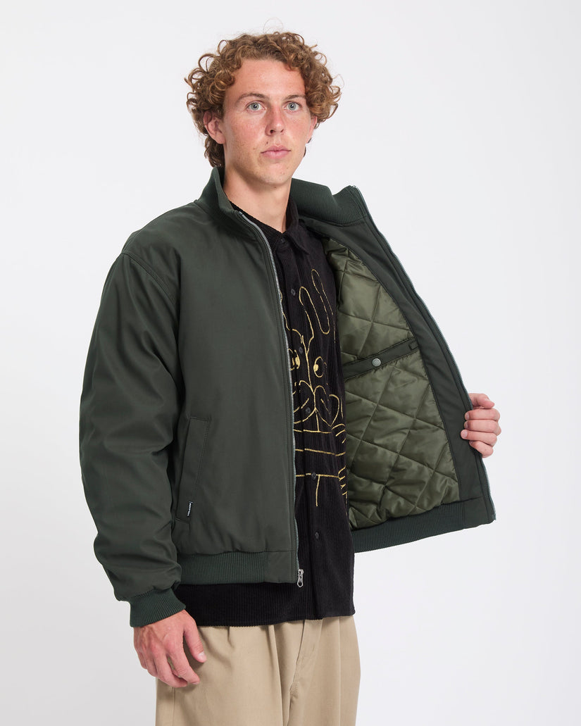 Damerman Bomber Jacket - Rinsed Black