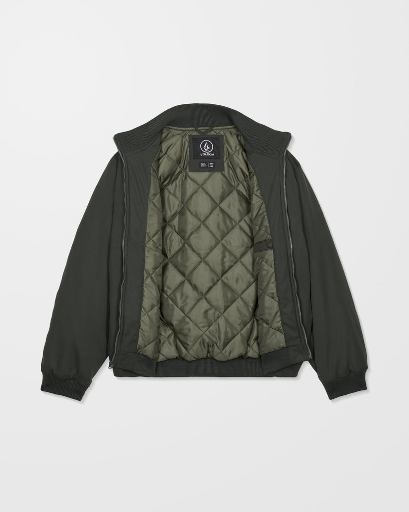 Damerman Bomber Jacket - Rinsed Black