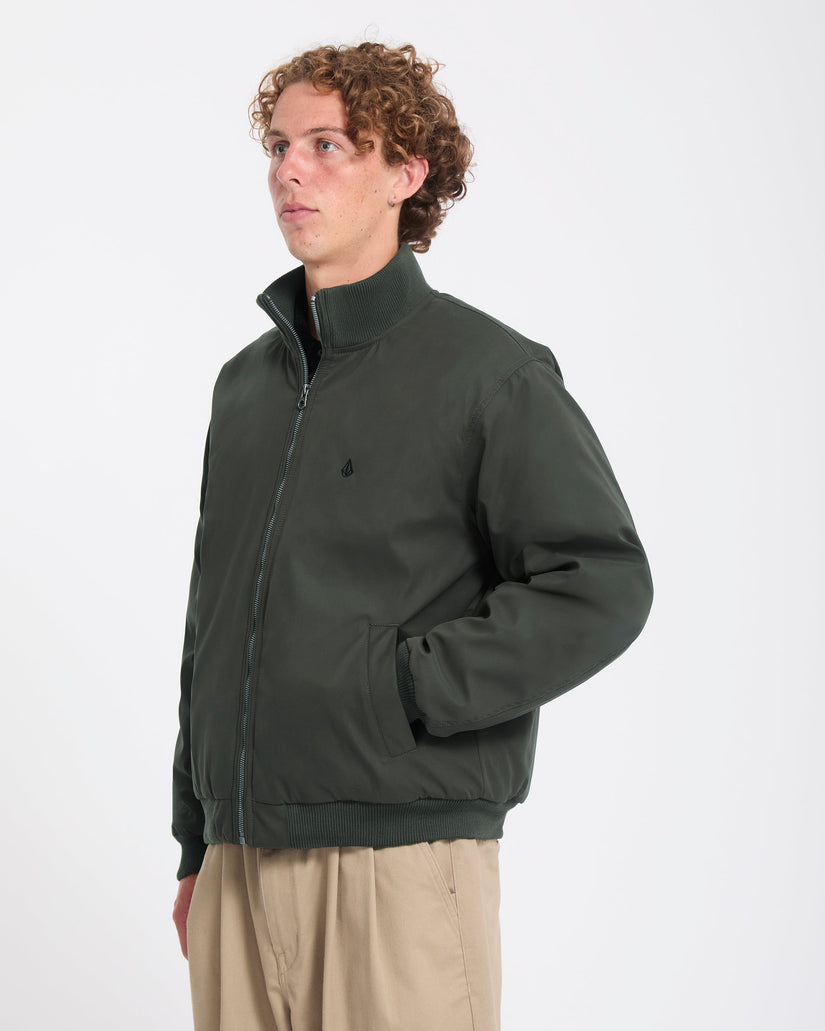 Damerman Bomber Jacket - Rinsed Black