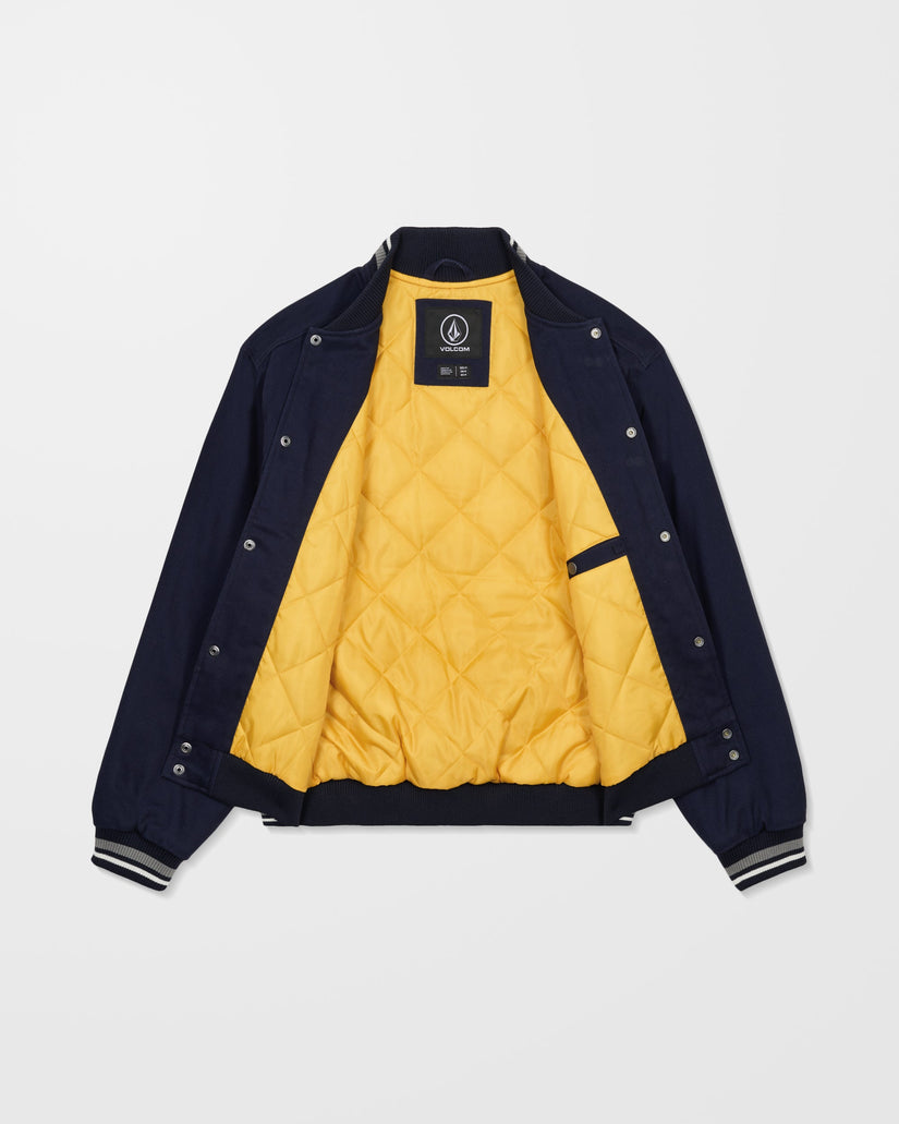 Flying Machines Bomber Jacket - Navy