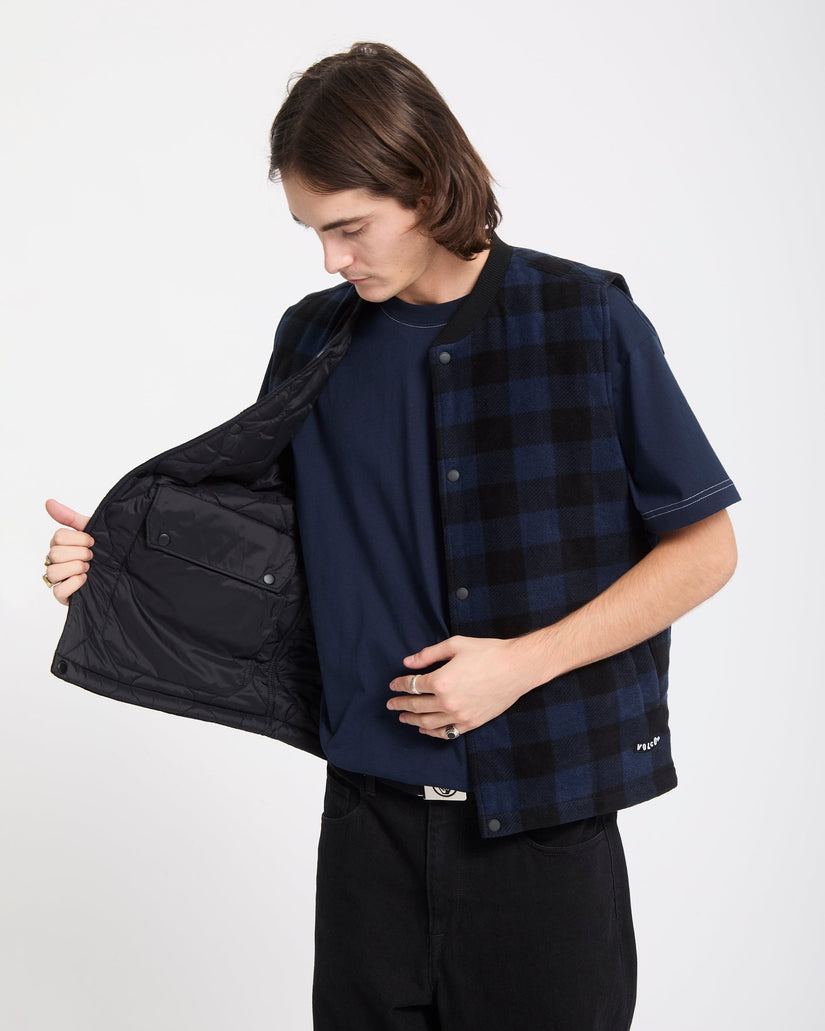 Bowered Reversible Vest - Marine