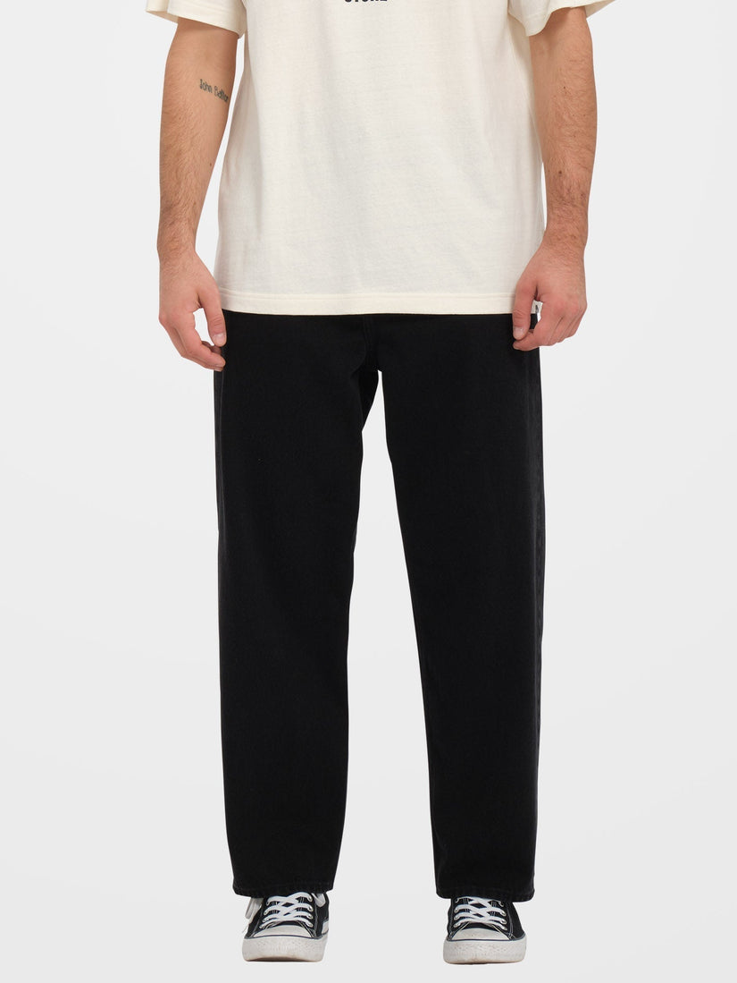 Billow Tapered Jeans - BLACK (A1912301_BLK) [F]