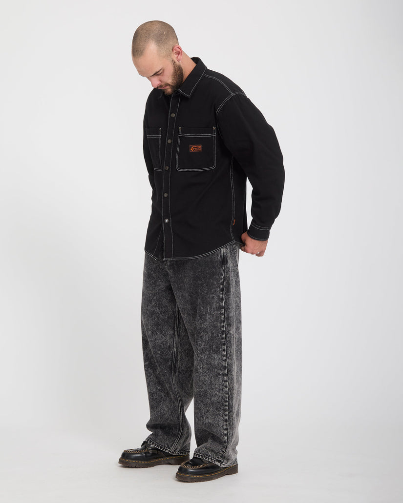 Chillow Jeans - Light Acid Black