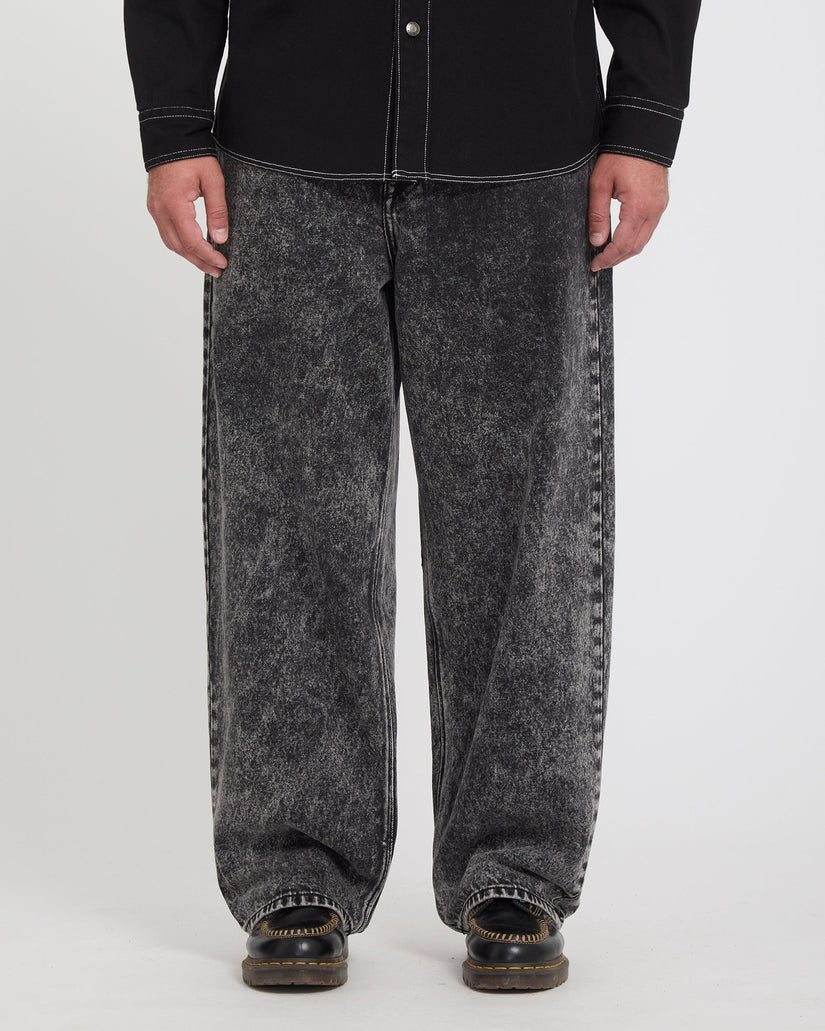 Chillow Jeans - Light Acid Black