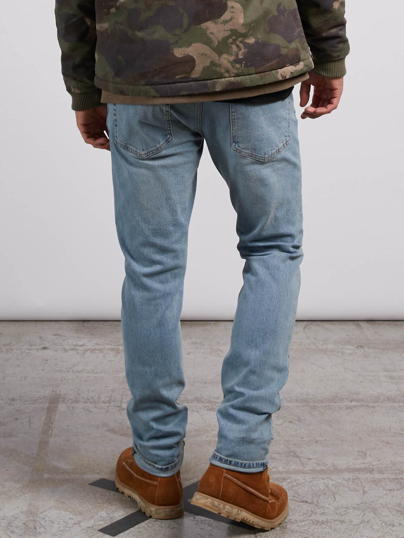 Solver Tapered Jeans - Allover Stone Light