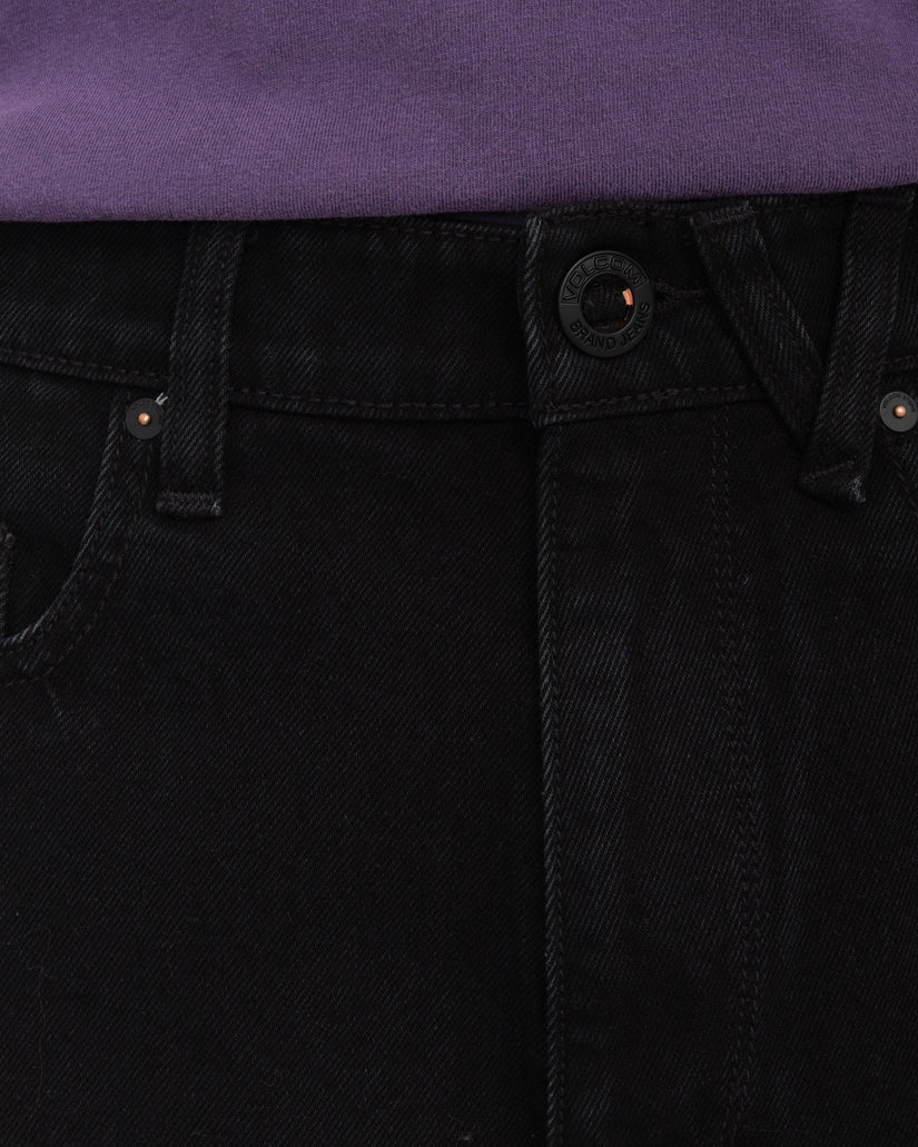 Short Denim Billow - BLACK