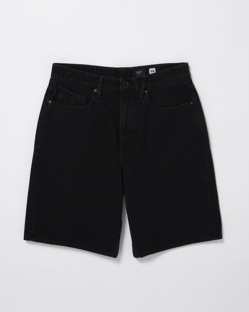 Short Denim Billow - BLACK