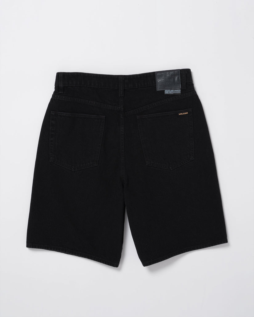 Short Denim Billow - BLACK