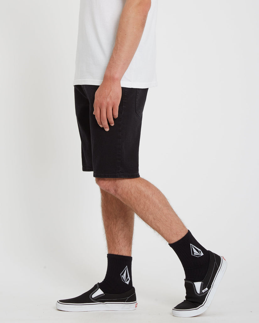 Solver Denim Short - Black Out