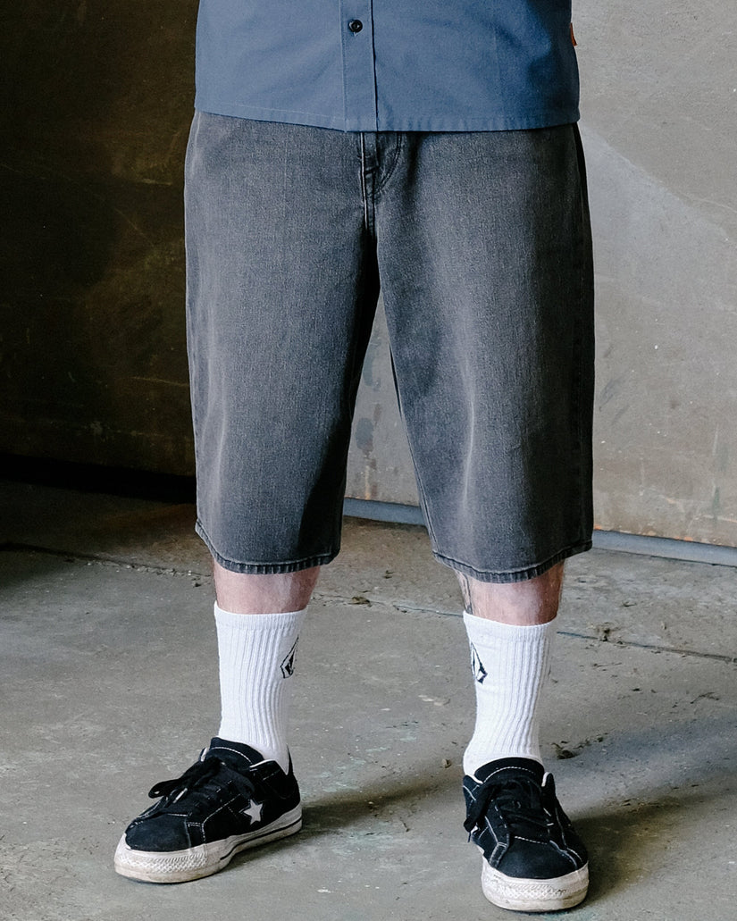 Chillow 24" Denim Short - Black Grey