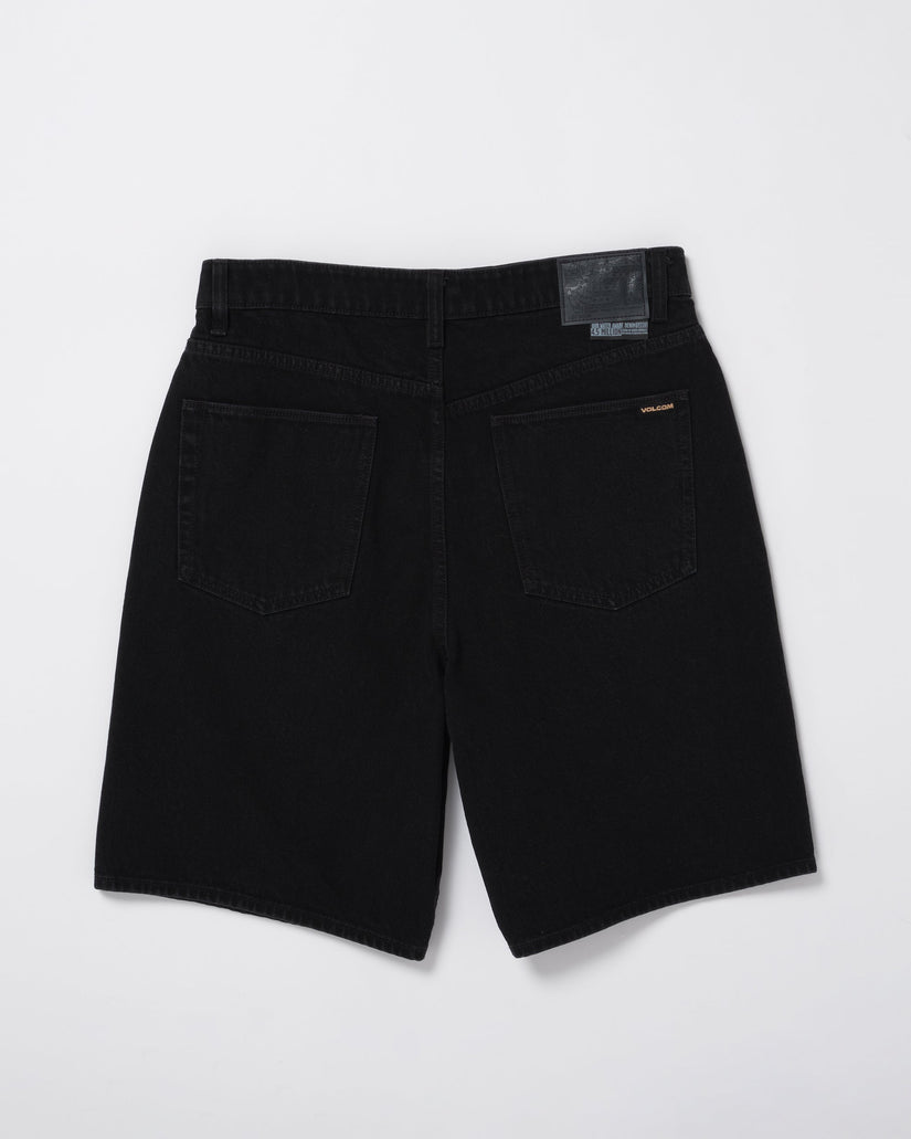 Billow 22" Denim Short - Black