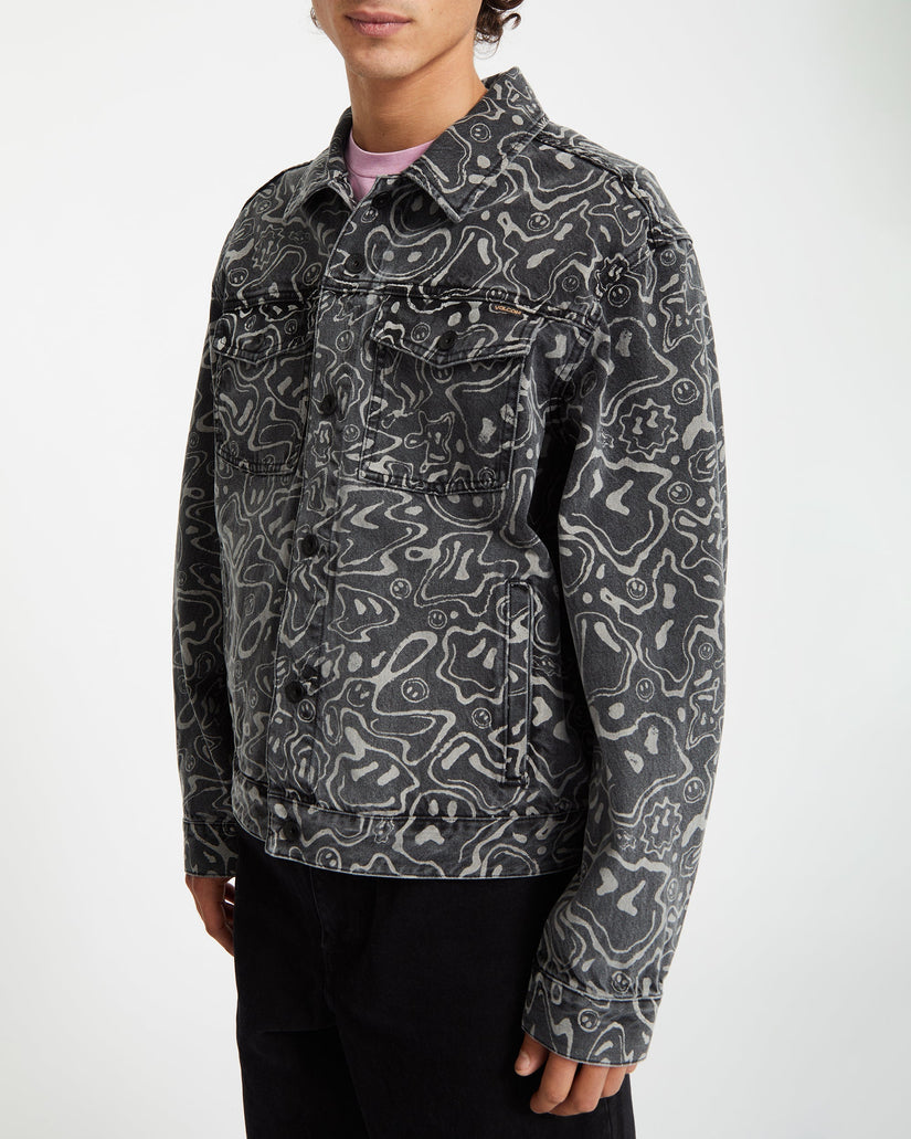 Filip Rygalski Denim Jacket - BLACK PRINT
