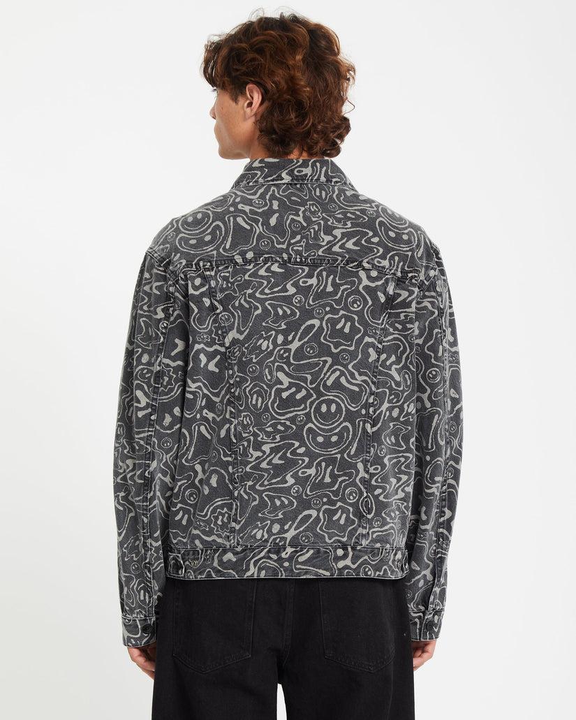 Filip Rygalski Denim Jacket - BLACK PRINT
