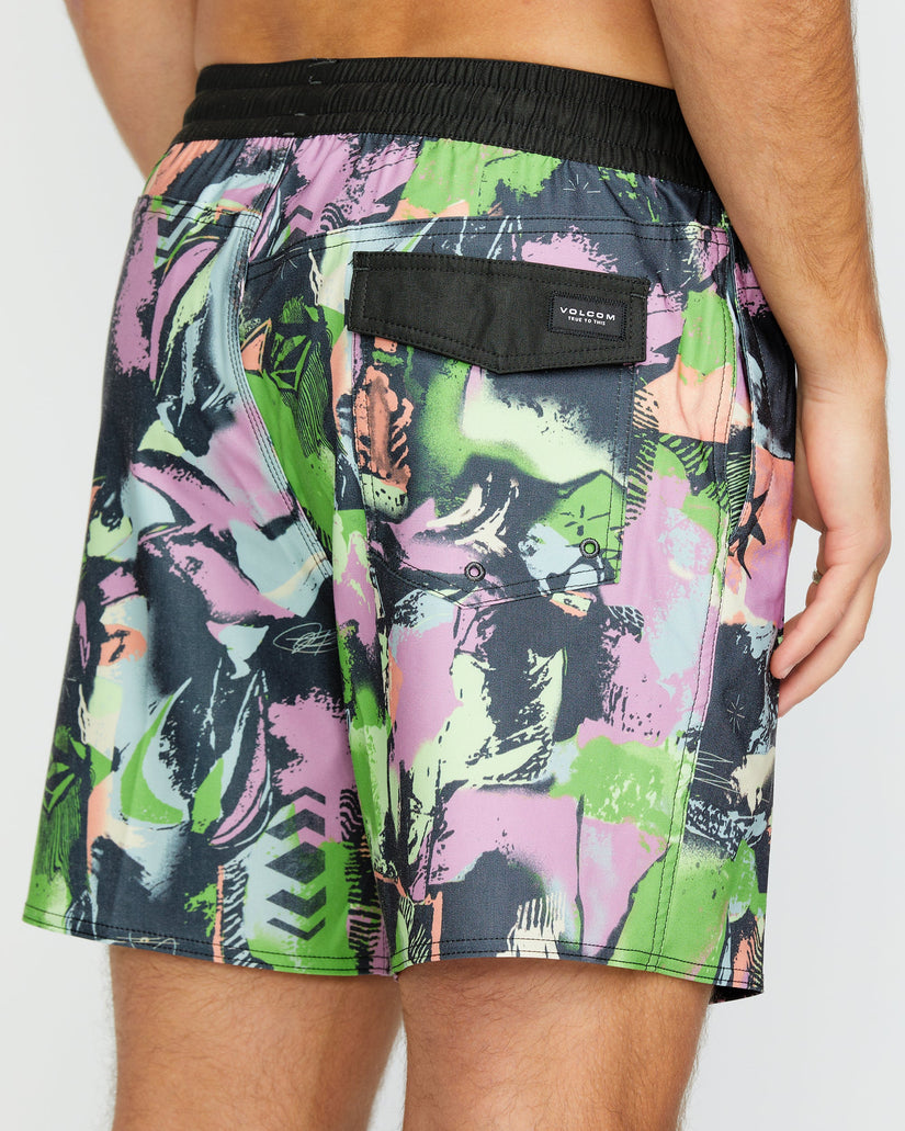 Unite Stoney Trunk 17" Boardshort - STEEL PURPLE
