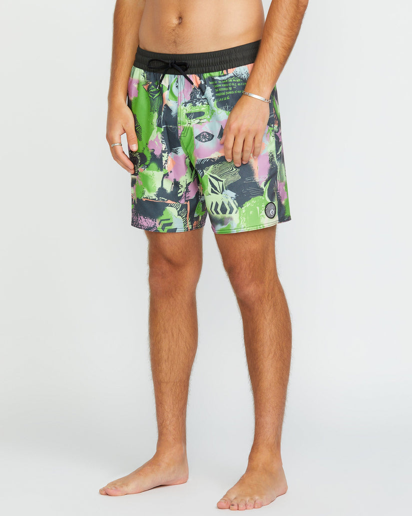 Unite Stoney Trunk 17" Boardshort - STEEL PURPLE