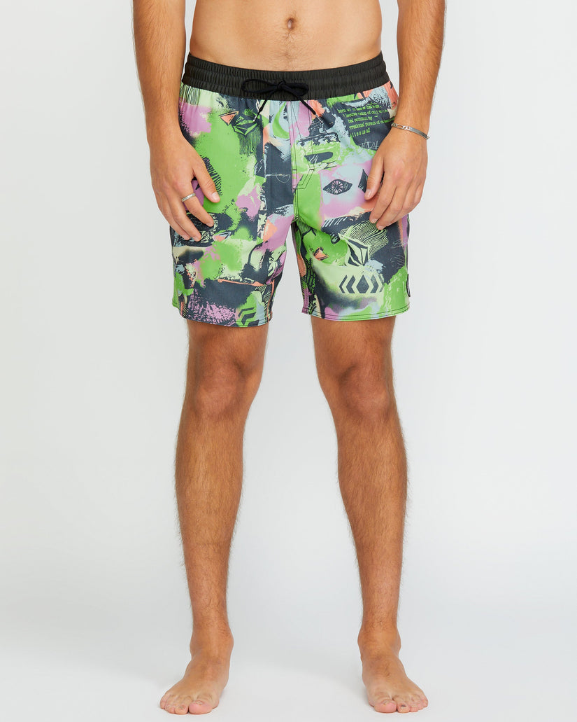 Unite Stoney Trunk 17" Boardshort - STEEL PURPLE