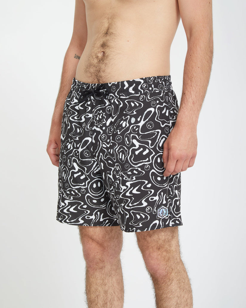 Boardshort Filip Rygalski Smile Trunk 17" - BLACK