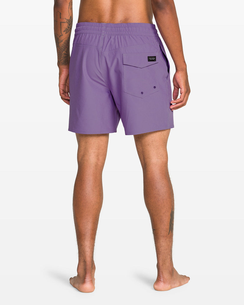 Lido Solid Trunk 16" Boardshort - Violet