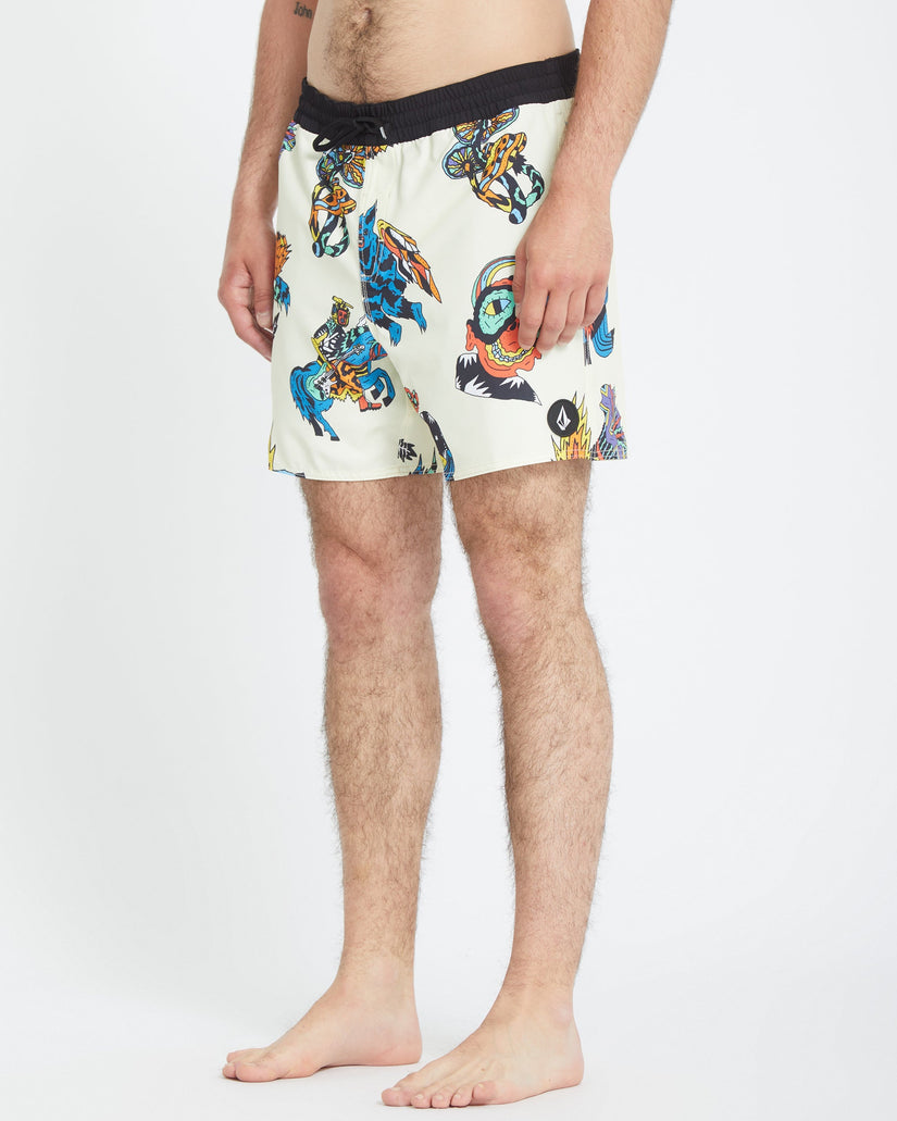 Boardshort Bob Mollema Trunk 16" - LIGHT BEIGE