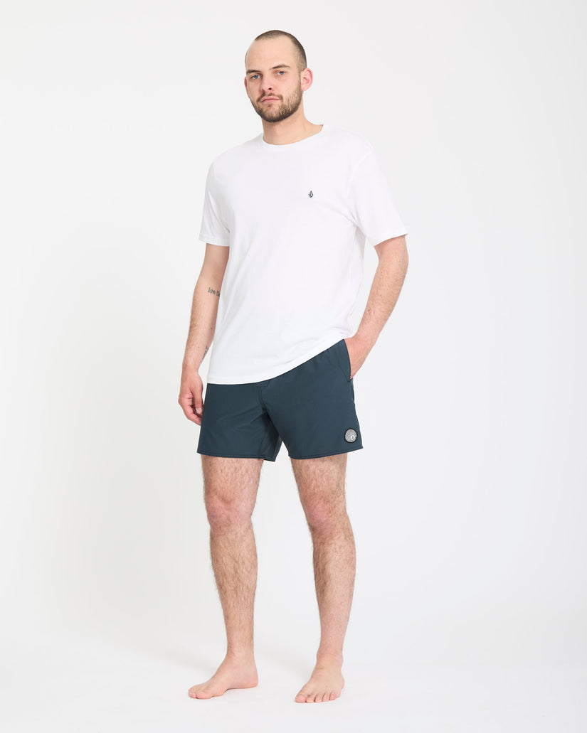 Lido Solid Trunk 16" Boardshort - Midnight Blue