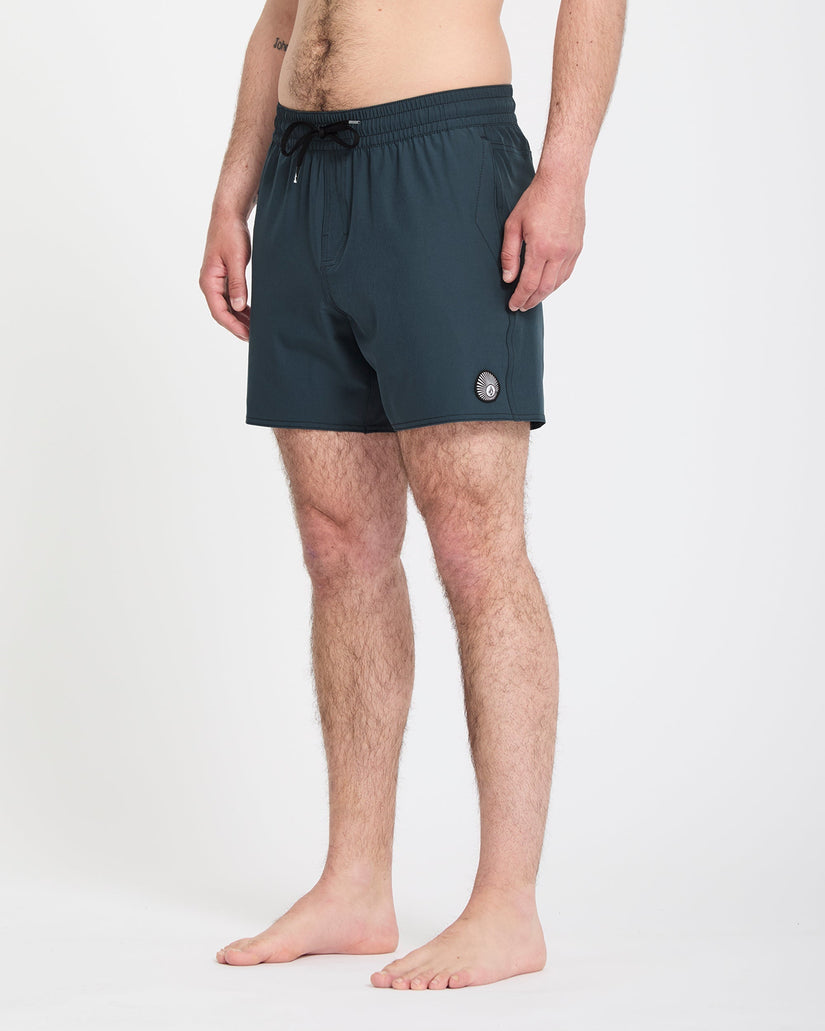 Lido Solid Trunk 16" Boardshort - Midnight Blue