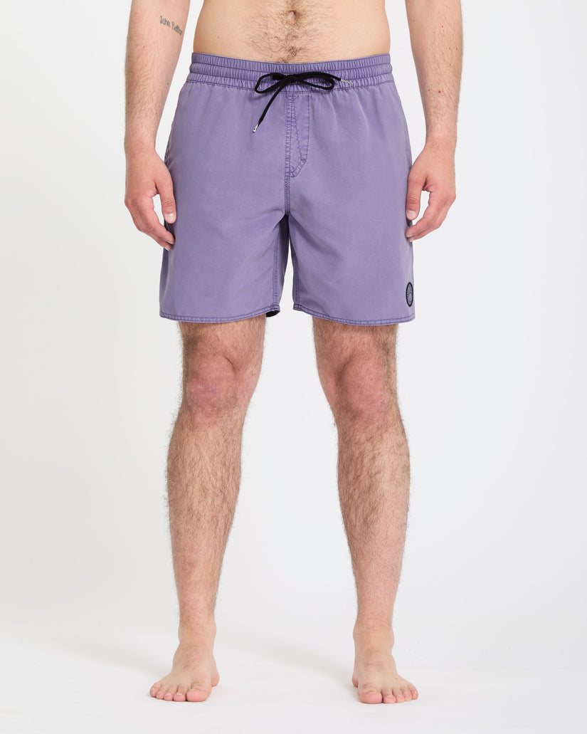 Center Trunk 17" Boardshort - Violet