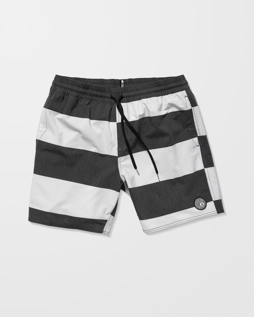 Psyche Cotton Trunk 17" Boardshort - Black