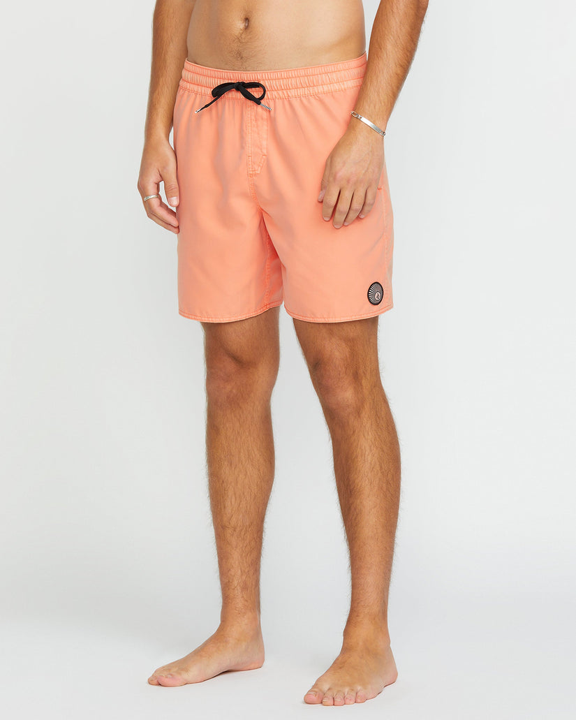 Center Trunk 17" Boardshort - PALE PEACH