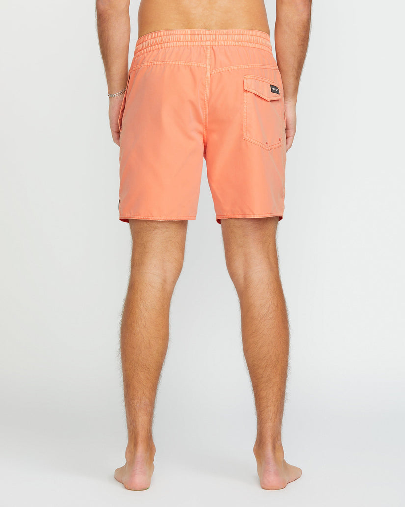 Center Trunk 17" Boardshort - PALE PEACH