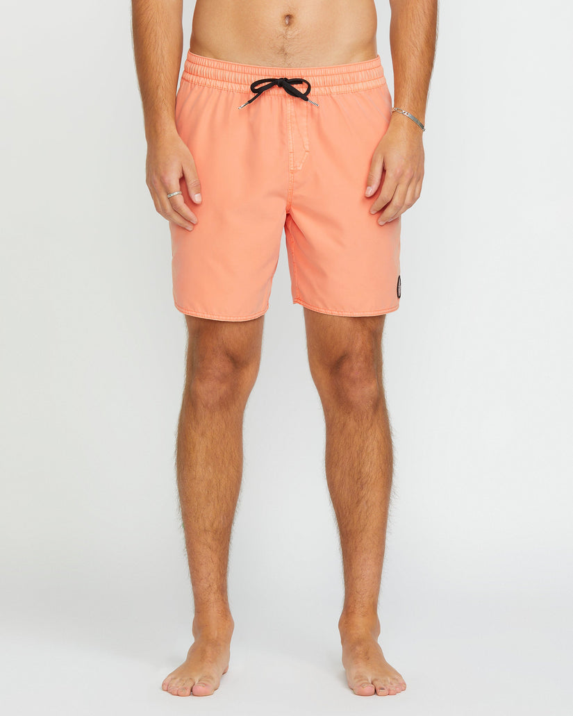 Center Trunk 17" Boardshort - PALE PEACH
