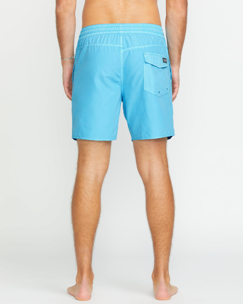Center Trunk 17" Boardshort - RESIN BLUE