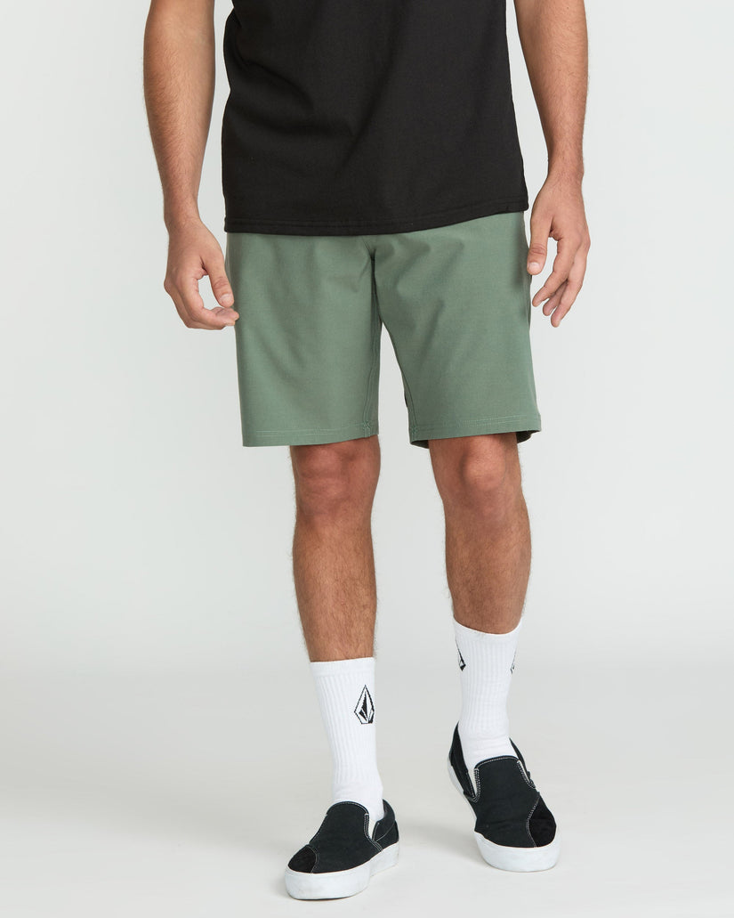 Frickin Cross Shred Static 20" Hybrid Short - Light Olive