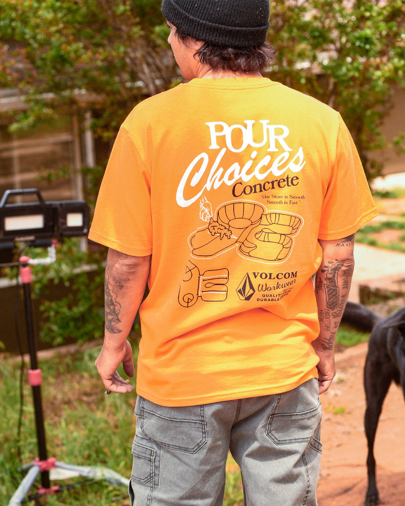 T-shirt Pour Choices - NEON ORANGE