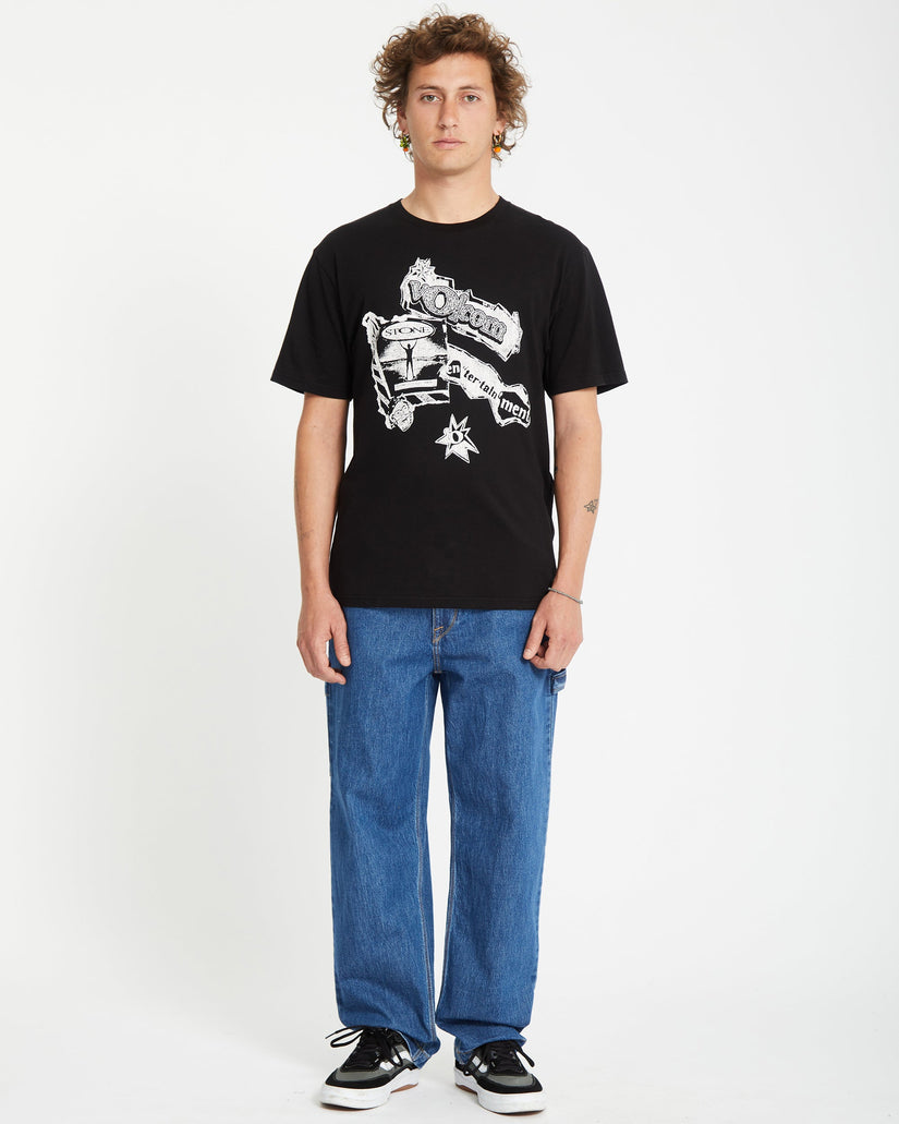 V Ent T-shirt - BLACK