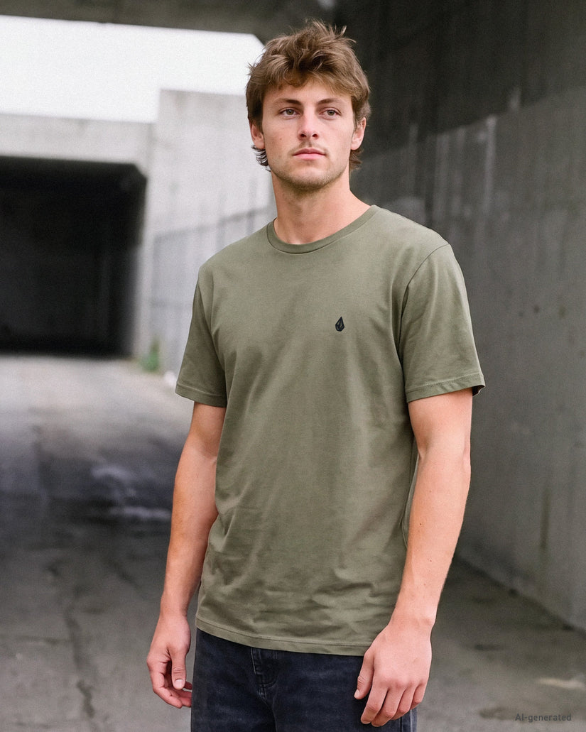 Stone Blanks T-Shirt - Wintermoss