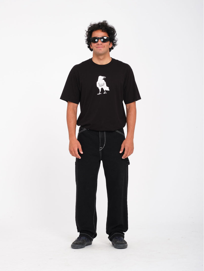 T-shirt Issam Crow - BLACK