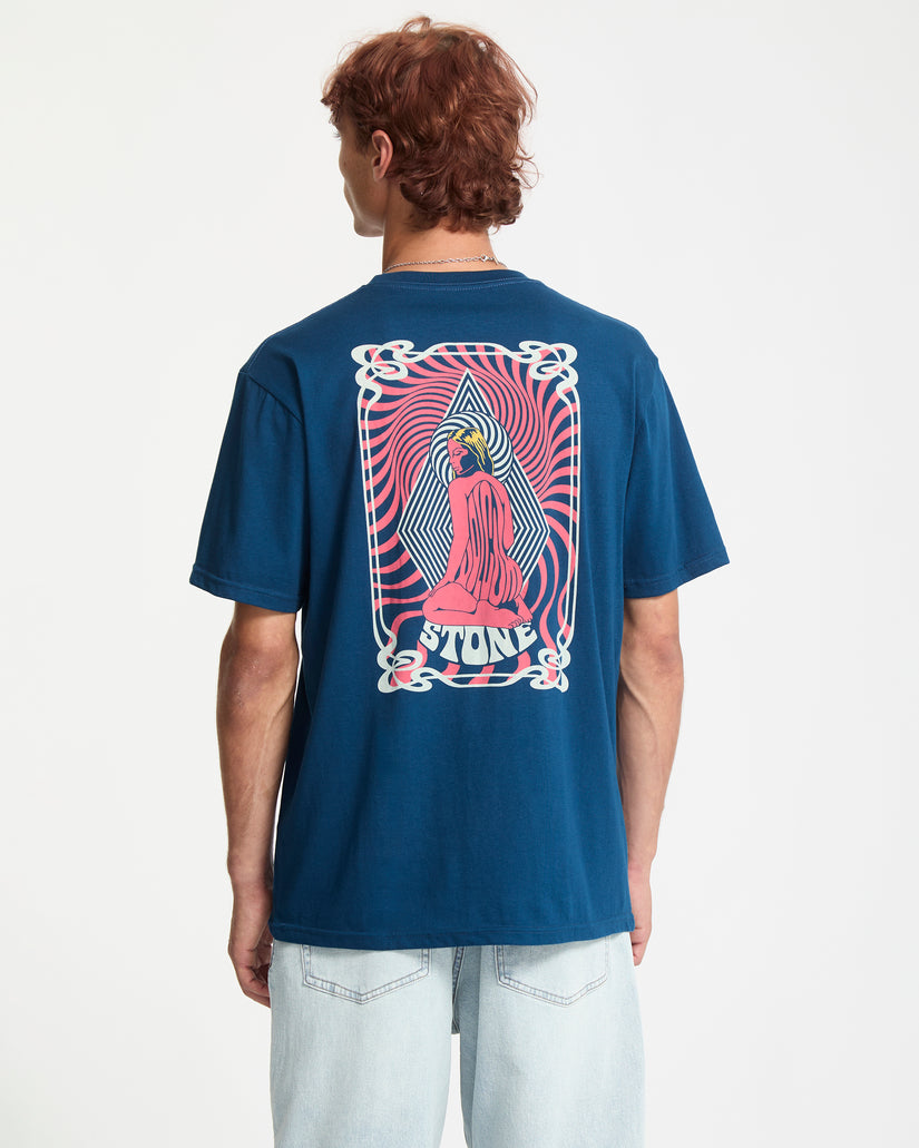 Psychback T-Shirt - Cosmic Blue