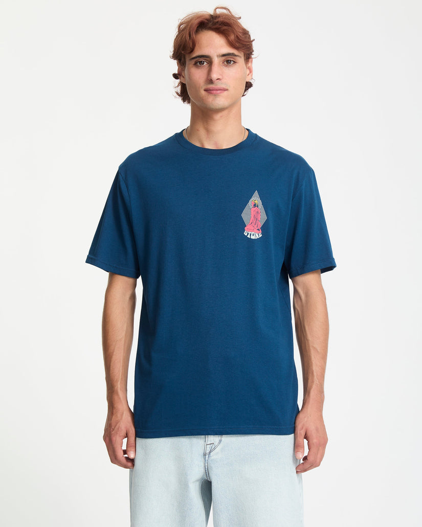 Psychback T-Shirt - Cosmic Blue