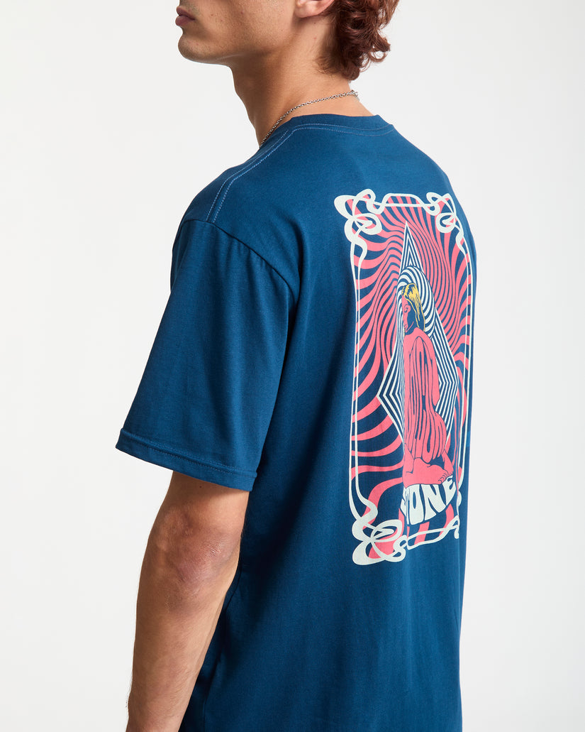 Psychback T-Shirt - Cosmic Blue