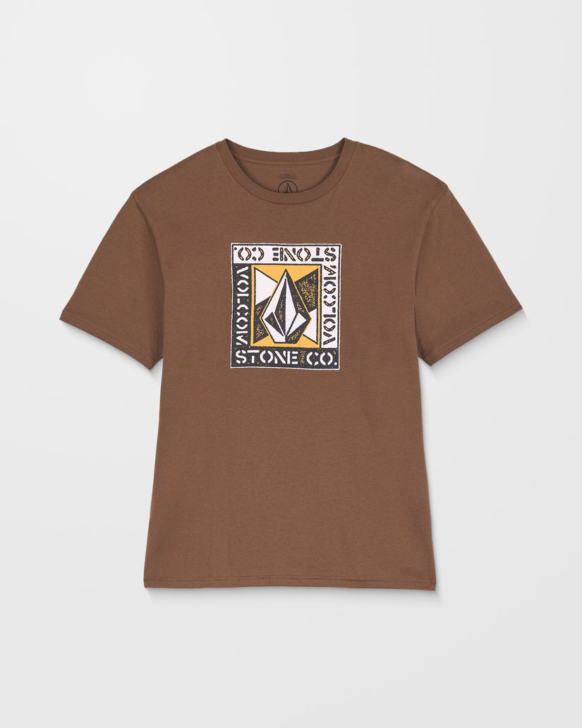 Angle Iron T-Shirt - Brown Stone