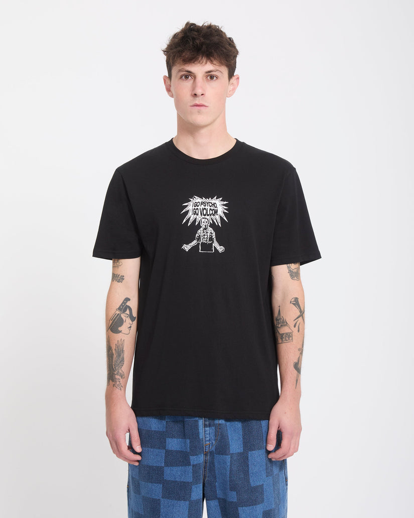 I Go Psycho T-Shirt - Black
