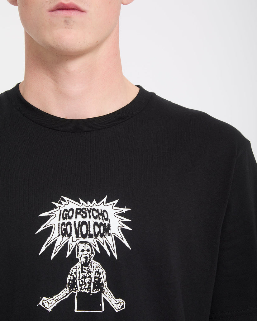 I Go Psycho T-Shirt - Black
