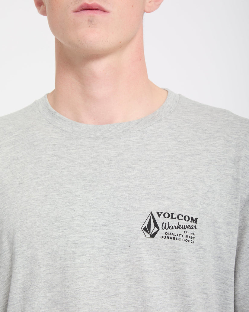 Workwear T-Shirt - Heather Grey